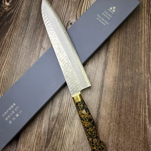 Gyuto 240mm Nigara migaki Tsuchime SG2