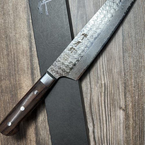 SAKAI TAKAYUKI SPG2 DAMASCUS WA KENGATA GYUTO 190MM