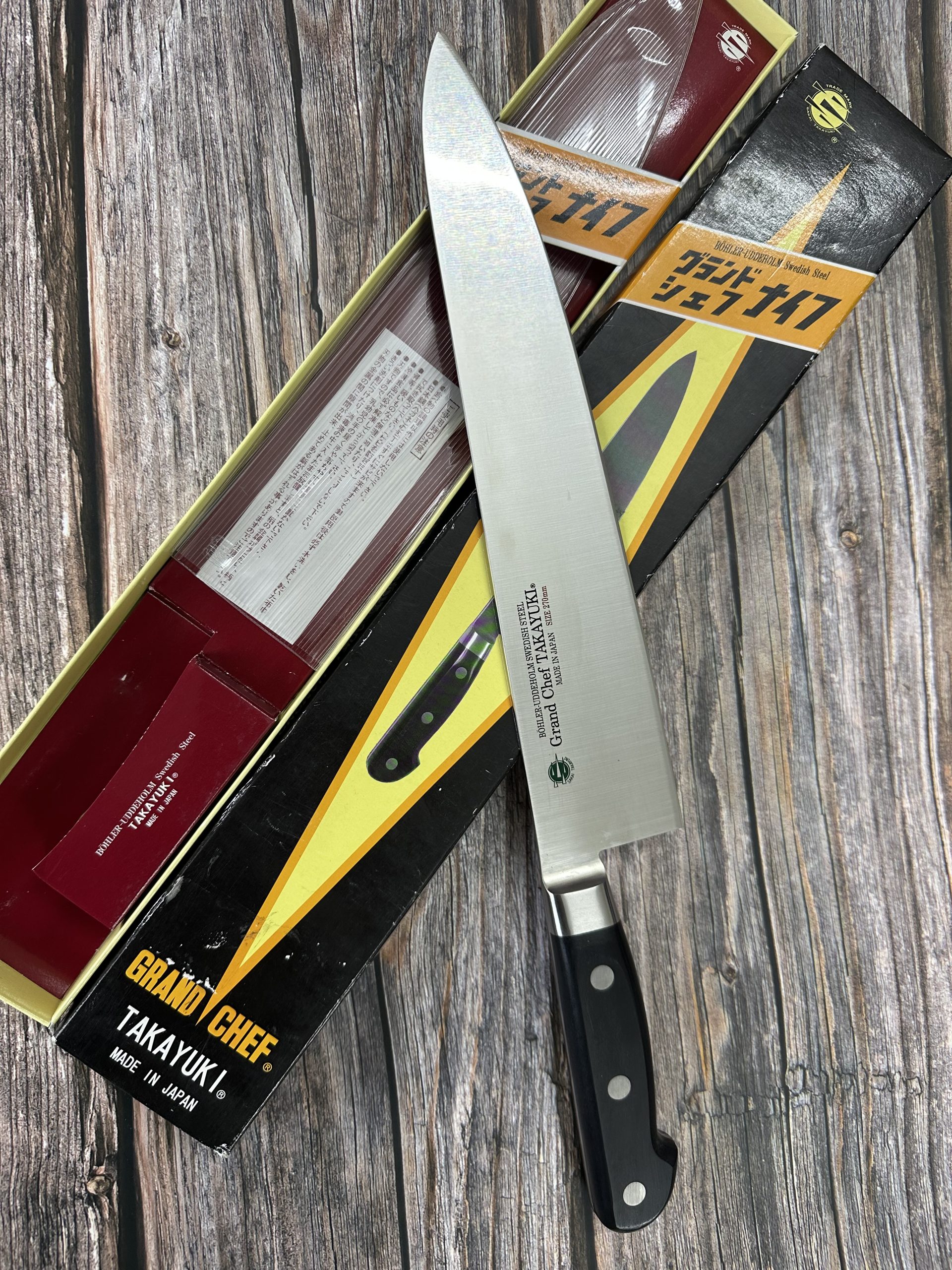 Gyuto 270mm Sakai takayuki thép Thuỵ điển
